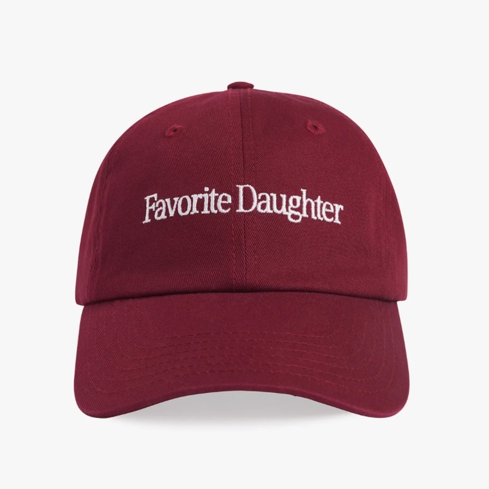 Favorite Daughter Burgundy Logo Cap